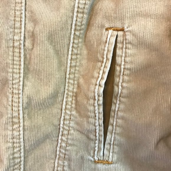 GAP Cropped Stretch Corduroy Jacket Snap Front - Picture 6 of 8